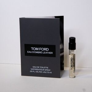 Tom Ford Eau D'Ombre Leather Sample EDT Authentic For Men Cologne